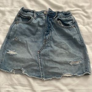jean skirt from gap